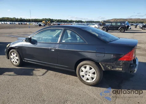 2004 Honda Civic Ex из США, поврежденный, VIN 1HGEM22904L030283